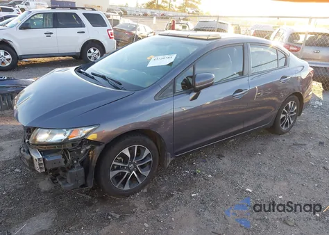 2015 Honda Civic Ex z USA, uszkodzony, nr VIN 19XFB2F86FE089845